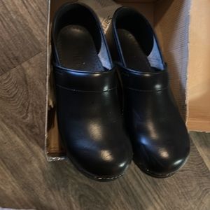 Black Sanita Clogs